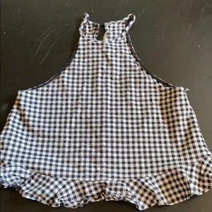 plaid tank top
